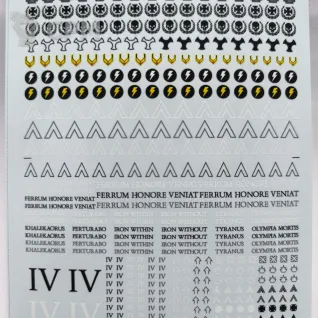 Описание картинки Iron warriors Legion Transfer sheet Декали железных войнов от Fle94 по цене 1 500руб | Свободный Рынок Миниатюр - СРМ
