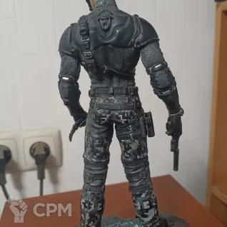 Описание картинки статуэтка Сэма Фишера из Splinter Cell от Gweeeno по цене 300руб | Свободный Рынок Миниатюр - СРМ