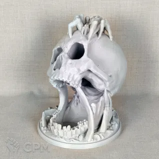 Описание картинки Dice Tower "Череп с пауком " от Brother Ork по цене 2 100руб | Свободный Рынок Миниатюр - СРМ