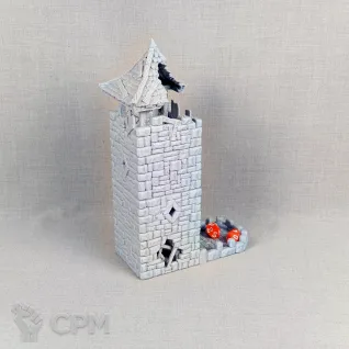 Описание картинки Dice Tower "Разрушенная Вышка" от Brother Ork по цене 2 150руб | Свободный Рынок Миниатюр - СРМ
