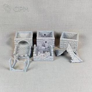 Описание картинки Dice Tower "Разрушенная Вышка" от Brother Ork по цене 2 150руб | Свободный Рынок Миниатюр - СРМ