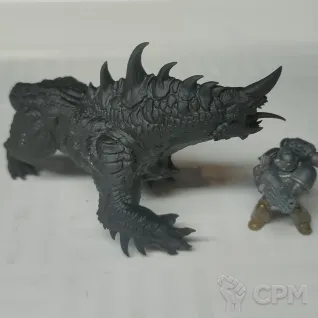 Описание картинки Hound beast от Print and play по цене 1 500руб | Свободный Рынок Миниатюр - СРМ