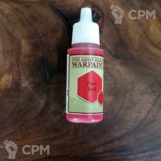 Описание картинки The Army Painter Warpaints - Pure Red от  по цене 515руб | Свободный Рынок Миниатюр - СРМ