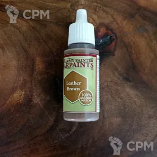 Описание картинки The Army Painter Warpaints - Leather Brown от  по цене 515руб | Свободный Рынок Миниатюр - СРМ