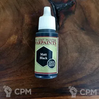 Описание картинки The Army Painter Warpaints - Matt Black от  по цене 490руб | Свободный Рынок Миниатюр - СРМ