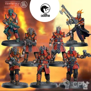 Описание картинки Cawdor Gang от Studio Cockatoo по цене 875руб | Свободный Рынок Миниатюр - СРМ