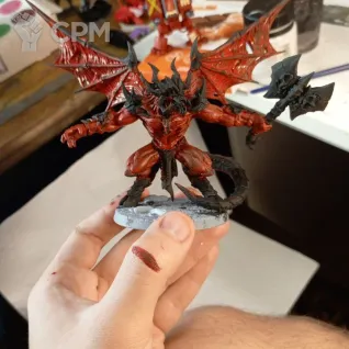 Описание картинки Daemon prince от Warhammer KU по цене 600руб | Свободный Рынок Миниатюр - СРМ