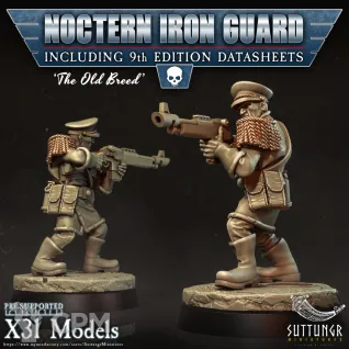 Описание картинки Mordian iron guard от Три Ди Принт по цене 100руб | Свободный Рынок Миниатюр - СРМ