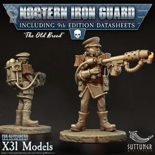 Описание картинки Mordian iron guard от Три Ди Принт по цене 100руб | Свободный Рынок Миниатюр - СРМ