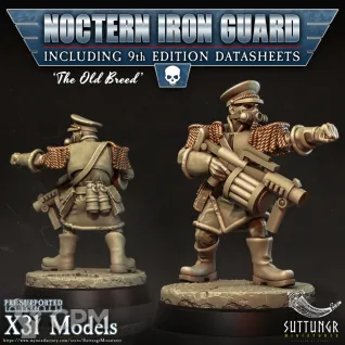 Описание картинки Mordian iron guard от Три Ди Принт по цене 100руб | Свободный Рынок Миниатюр - СРМ