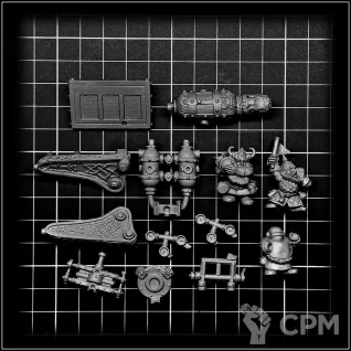 Описание картинки Flame Cannon от OldHammer Мастерская по цене 1 000руб | Свободный Рынок Миниатюр - СРМ
