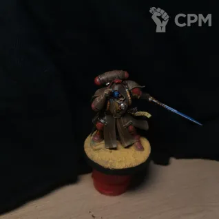 Описание картинки Spacemarines libraryan in Phobos armor от Hrust1sh по цене 1 200руб | Свободный Рынок Миниатюр - СРМ