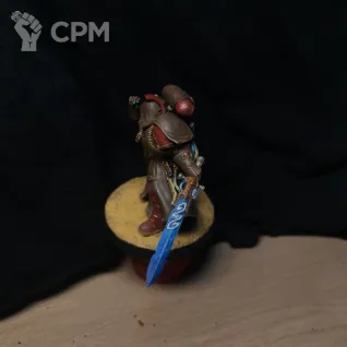 Описание картинки Spacemarines libraryan in Phobos armor от Hrust1sh по цене 1 200руб | Свободный Рынок Миниатюр - СРМ