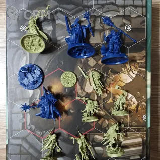 Описание картинки Стартер Найтволт и террейн (Nightvault, Arcane Hazards terrain) от Red Ember по цене 12 000руб | Свободный Рынок Миниатюр - СРМ