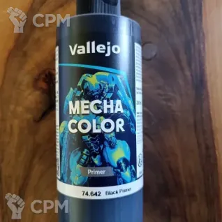 Описание картинки Vallejo 74.642 Vallejo Mecha Color Black Primer от  по цене 1 485руб | Свободный Рынок Миниатюр - СРМ