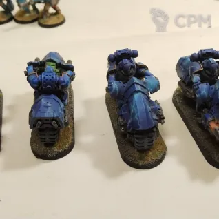 Описание картинки Legion MKIV Outrider Squadron night lords от Po345 по цене 6 000руб | Свободный Рынок Миниатюр - СРМ