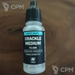 Описание картинки Vallejo 70.598 Crackle Medium от  по цене 305руб | Свободный Рынок Миниатюр - СРМ