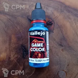 Описание картинки Vallejo Game Color - 72.021 Magic Blue от  по цене 305руб | Свободный Рынок Миниатюр - СРМ