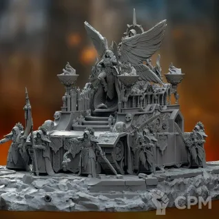 Описание картинки Triumph of saint Katherine от Три Ди Принт по цене 2 600руб | Свободный Рынок Миниатюр - СРМ
