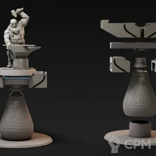 Описание картинки Держатель для покраса миниатюр от Studio Cockatoo по цене 770руб | Свободный Рынок Миниатюр - СРМ