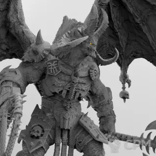 Описание картинки Bloodthirster от Три Ди Принт по цене 2 500руб | Свободный Рынок Миниатюр - СРМ