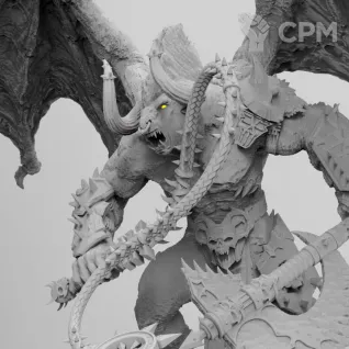 Описание картинки Bloodthirster от Три Ди Принт по цене 2 500руб | Свободный Рынок Миниатюр - СРМ