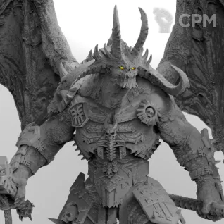 Описание картинки Bloodthirster от Три Ди Принт по цене 2 500руб | Свободный Рынок Миниатюр - СРМ