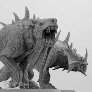 Описание картинки Flesh hounds от Три Ди Принт по цене 200руб | Свободный Рынок Миниатюр - СРМ