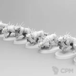 Описание картинки Flesh hounds от Три Ди Принт по цене 200руб | Свободный Рынок Миниатюр - СРМ