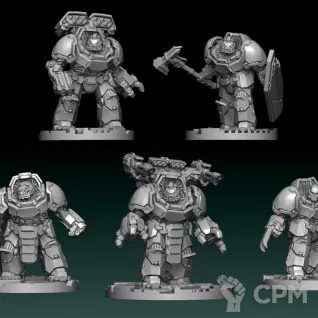 Описание картинки Terminator squad от Три Ди Принт по цене 170руб | Свободный Рынок Миниатюр - СРМ