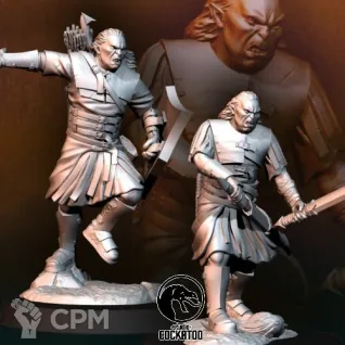 Описание картинки Ork commander от Studio Cockatoo по цене 150руб | Свободный Рынок Миниатюр - СРМ