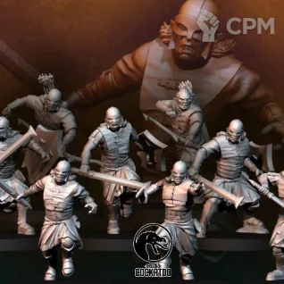 Описание картинки Orcs scout от Studio Cockatoo по цене 1 000руб | Свободный Рынок Миниатюр - СРМ