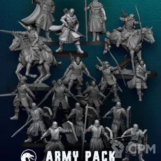 Описание картинки The Men of Arnor от Studio Cockatoo по цене 5 000руб | Свободный Рынок Миниатюр - СРМ