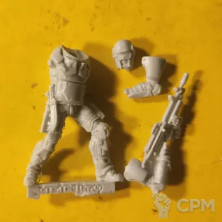 Описание картинки Marauder, 5307th ranger unit (Molotok) от Greed's storehouse по цене 450руб | Свободный Рынок Миниатюр - СРМ