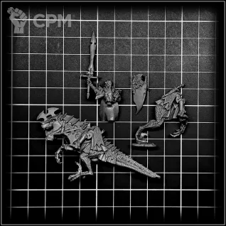Описание картинки Dread Lord on Cold One от OldHammer Мастерская по цене 750руб | Свободный Рынок Миниатюр - СРМ