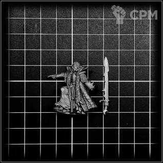 Описание картинки Dreadlord with Hand Weapon от OldHammer Мастерская по цене 350руб | Свободный Рынок Миниатюр - СРМ