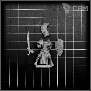 Описание картинки Champion of Slaanesh от OldHammer Мастерская по цене 350руб | Свободный Рынок Миниатюр - СРМ