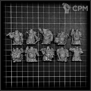 Описание картинки Riff Raff Evil Dwarves х10 от OldHammer Мастерская по цене 1 500руб | Свободный Рынок Миниатюр - СРМ
