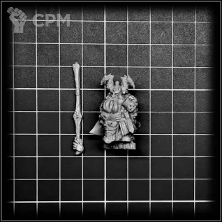 Описание картинки Dwarf Battle Standard Bearer (limited) от OldHammer Мастерская по цене 450руб | Свободный Рынок Миниатюр - СРМ