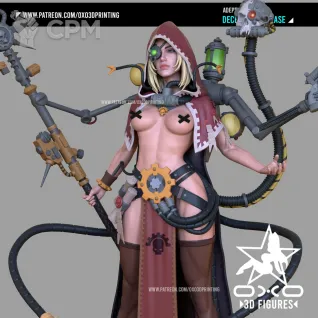 Описание картинки Tech priest от Три Ди Принт по цене 2 000руб | Свободный Рынок Миниатюр - СРМ