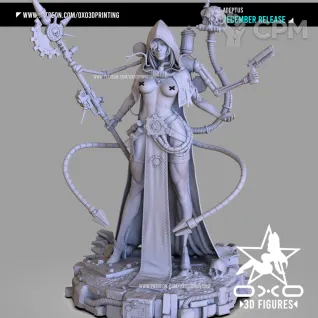 Описание картинки Tech priest от Три Ди Принт по цене 2 000руб | Свободный Рынок Миниатюр - СРМ