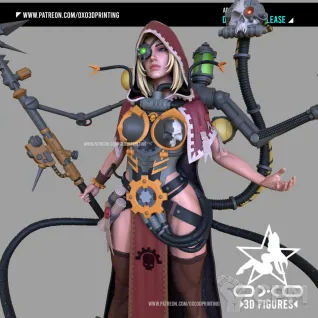 Описание картинки Tech priest от Три Ди Принт по цене 2 000руб | Свободный Рынок Миниатюр - СРМ