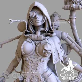 Описание картинки Tech priest от Три Ди Принт по цене 2 000руб | Свободный Рынок Миниатюр - СРМ
