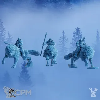 Описание картинки Thunderwolf Cavalry от Studio Cockatoo по цене 1 200руб | Свободный Рынок Миниатюр - СРМ