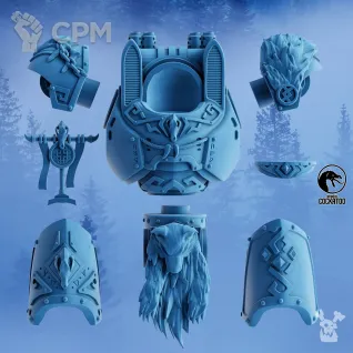 Описание картинки SW Contemptor Dreadnought upgrade pack от Studio Cockatoo по цене 600руб | Свободный Рынок Миниатюр - СРМ