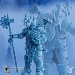 Описание картинки Iron Priest от Studio Cockatoo по цене 350руб | Свободный Рынок Миниатюр - СРМ