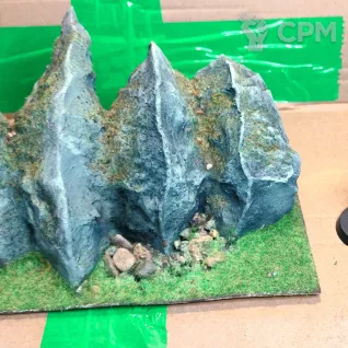 Описание картинки Скала для warhammer от Klaymore по цене 1 150руб | Свободный Рынок Миниатюр - СРМ