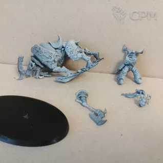Описание картинки Lord Invocatus World Eaters Lord on Juggernaut от Alarik по цене 500руб | Свободный Рынок Миниатюр - СРМ