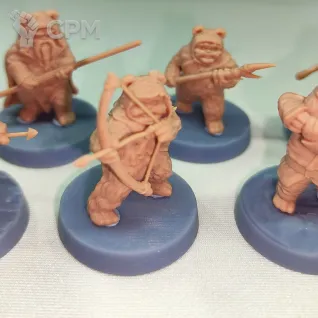 Описание картинки Star Wars: Legion - Ewok Warriors (Миниатюры) от Grag18 по цене 1 000руб | Свободный Рынок Миниатюр - СРМ