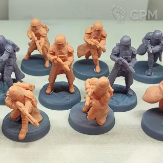 Описание картинки Star Wars Legion Blizzard Force + E-WEB heavy blaster от Grag18 по цене 5 875руб | Свободный Рынок Миниатюр - СРМ